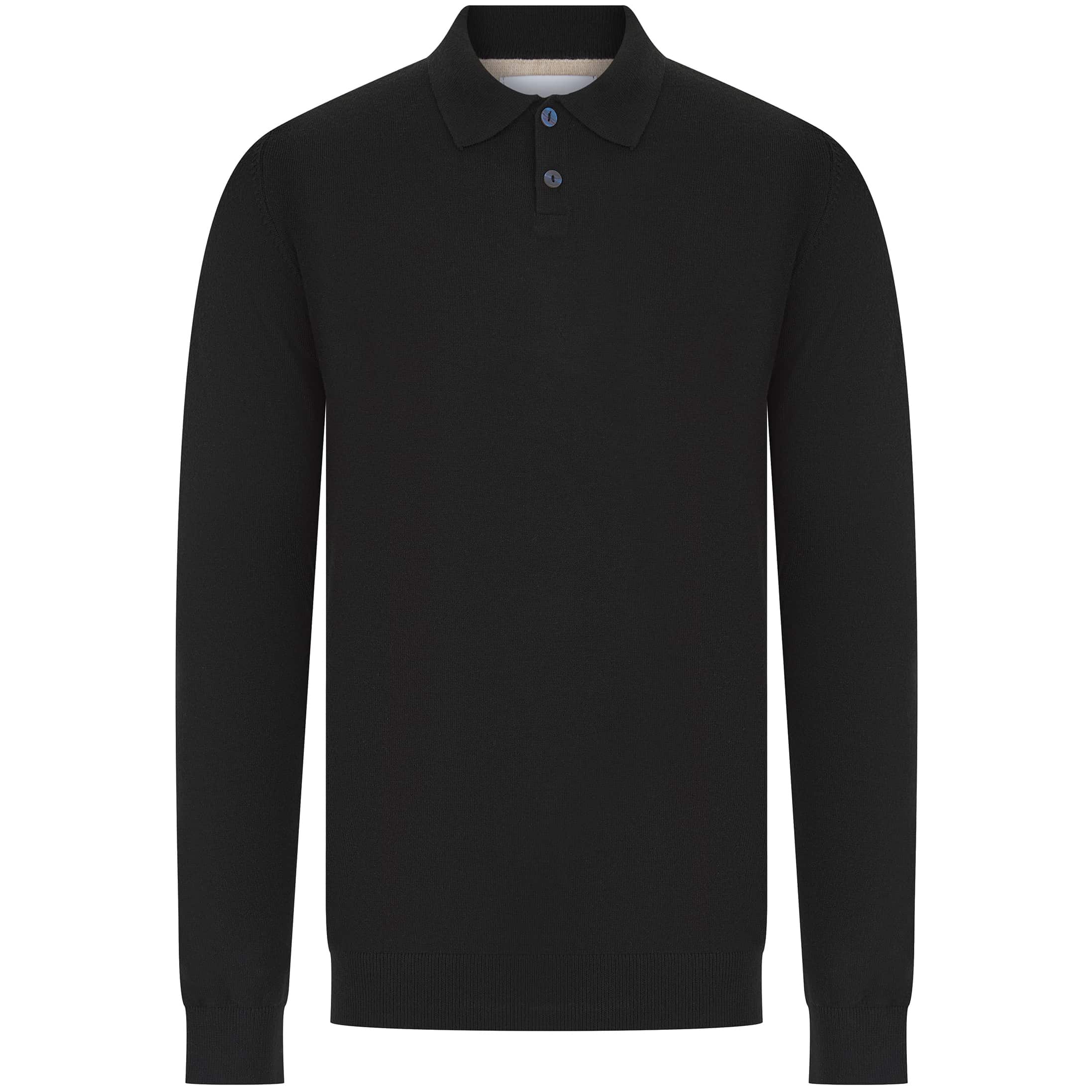 SEINSE SOFT TOUCH LONG SLEEVE KNIT POLO