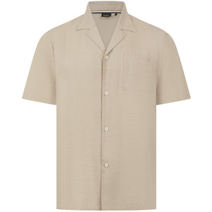BOSS RELAX SEERSUCKER FABRIC REGULAR-FIT SHIRT