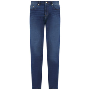 PAUL SMITH TAPERED FIT STRETCH DENIM JEANS