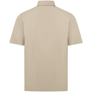 BOSS RELAX SEERSUCKER FABRIC REGULAR-FIT SHIRT