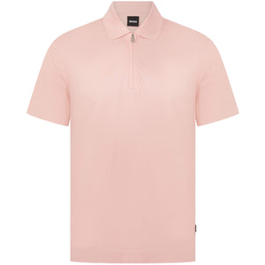 BOSS H-PARAS 50 1/4 ZIP POLO SHIRT