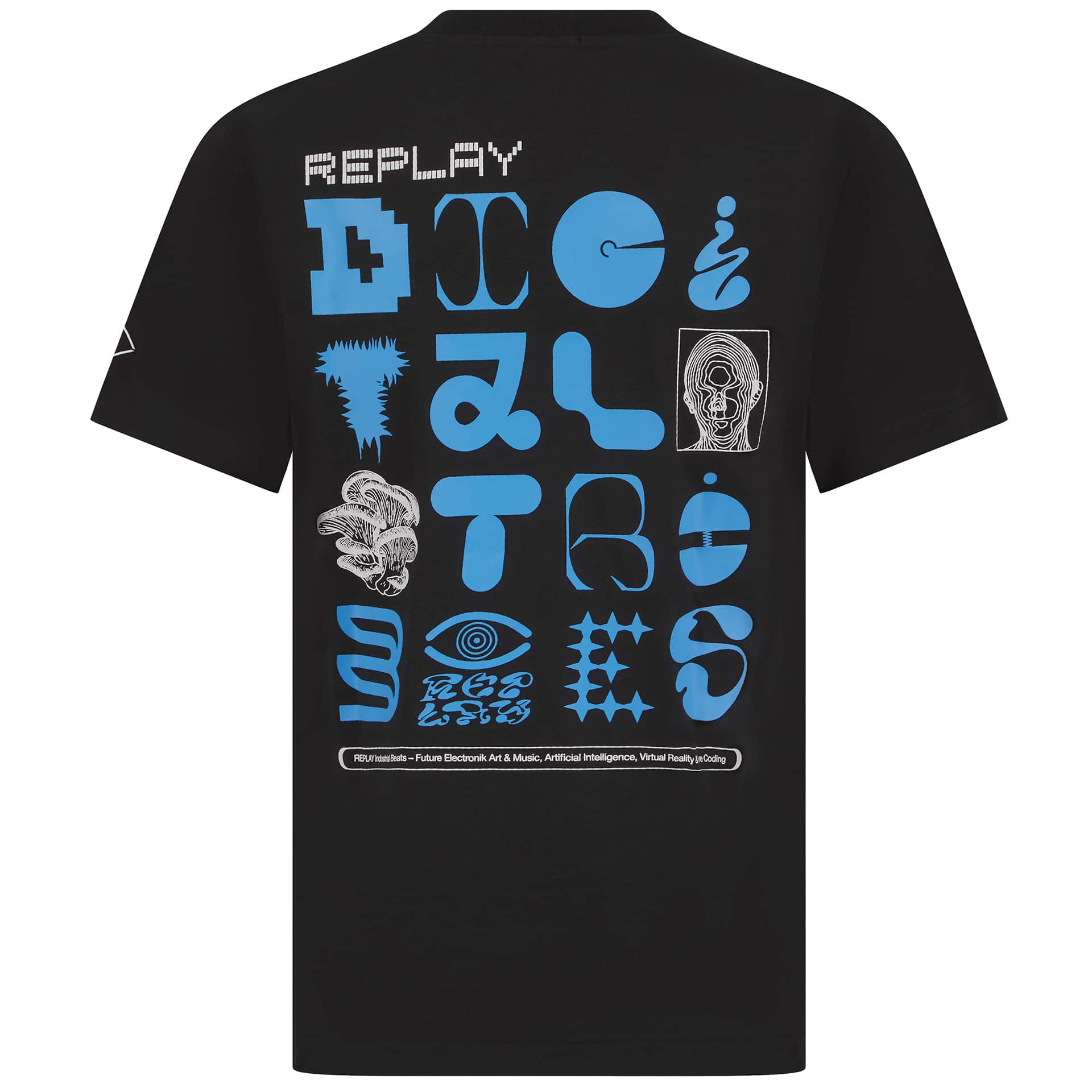 REPLAY DIGITAL TRIBES PRINT T-SHIRT