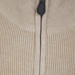 SEINSE CABLE KNIT ZIP CARDIGAN