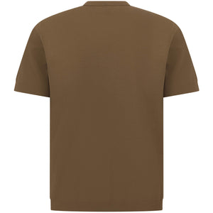 PAUL SMITH INTEGRATED RIB DETAIL COTTON T-SHIRT