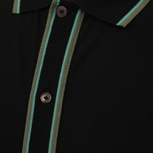 PAUL SMITH BUTTON-THROUGH POLO SHIRT