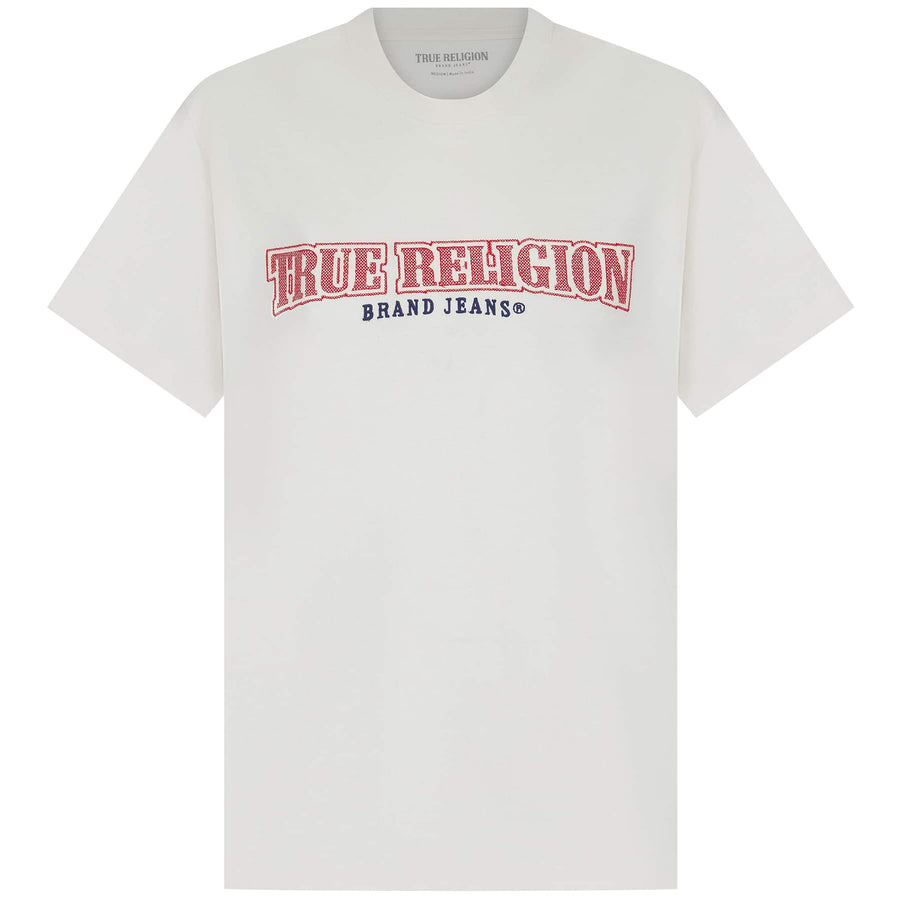 TRUE RELIGION CROSS STITCH ARCH T-SHIRT