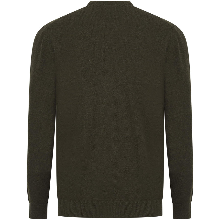 BARBOUR ESSENTIAL LAMBSWOOL KNIT JUMPER