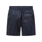 BOSS JACQUES MONOGRAM PRINT SWIM SHORTS