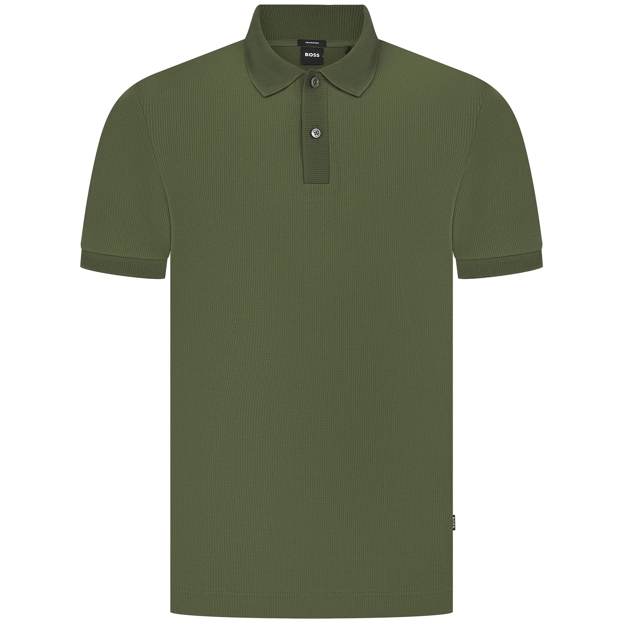 BOSS PARLAY 406 MERCERISED COTTON POLO SHIRT