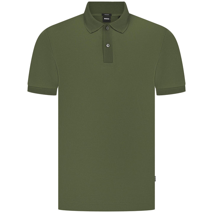 BOSS PARLAY 406 MERCERISED COTTON POLO SHIRT