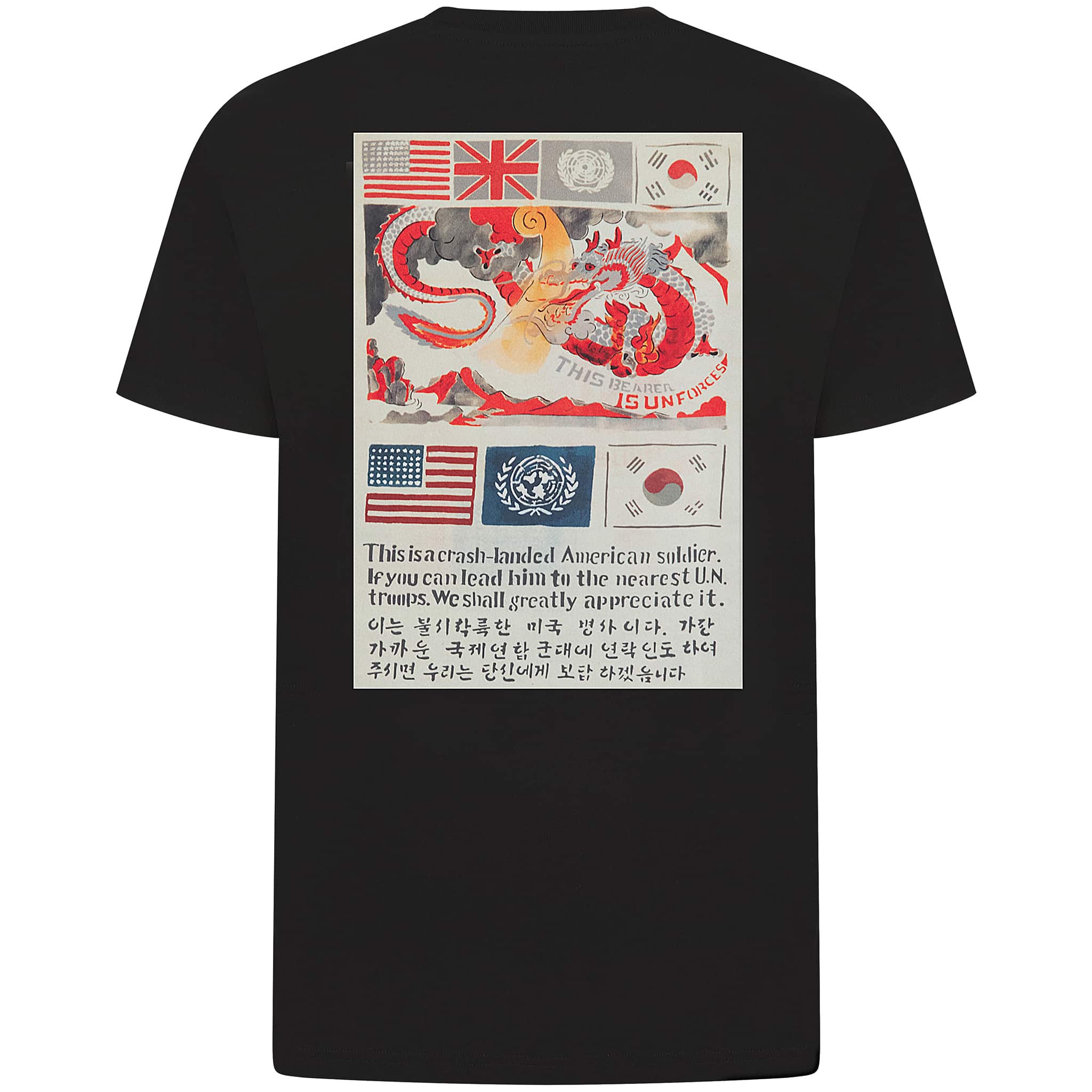 ALPHA INDUSTRIES USN BLOOD CHIT 2 T-SHIRT