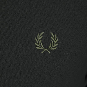 FRED PERRY CREPE PIQUE ZIP NECK POLO SHIRT