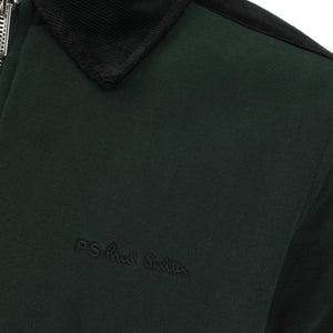 PAUL SMITH ZIP THROUGH COTTON BOMBER JACKET