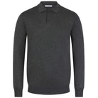 SEINSE LONG SLEEVE KNIT POLO SHIRT