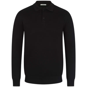 SEINSE LONG SLEEVE KNIT POLO SHIRT
