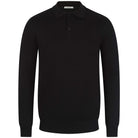 SEINSE LONG SLEEVE KNIT POLO SHIRT