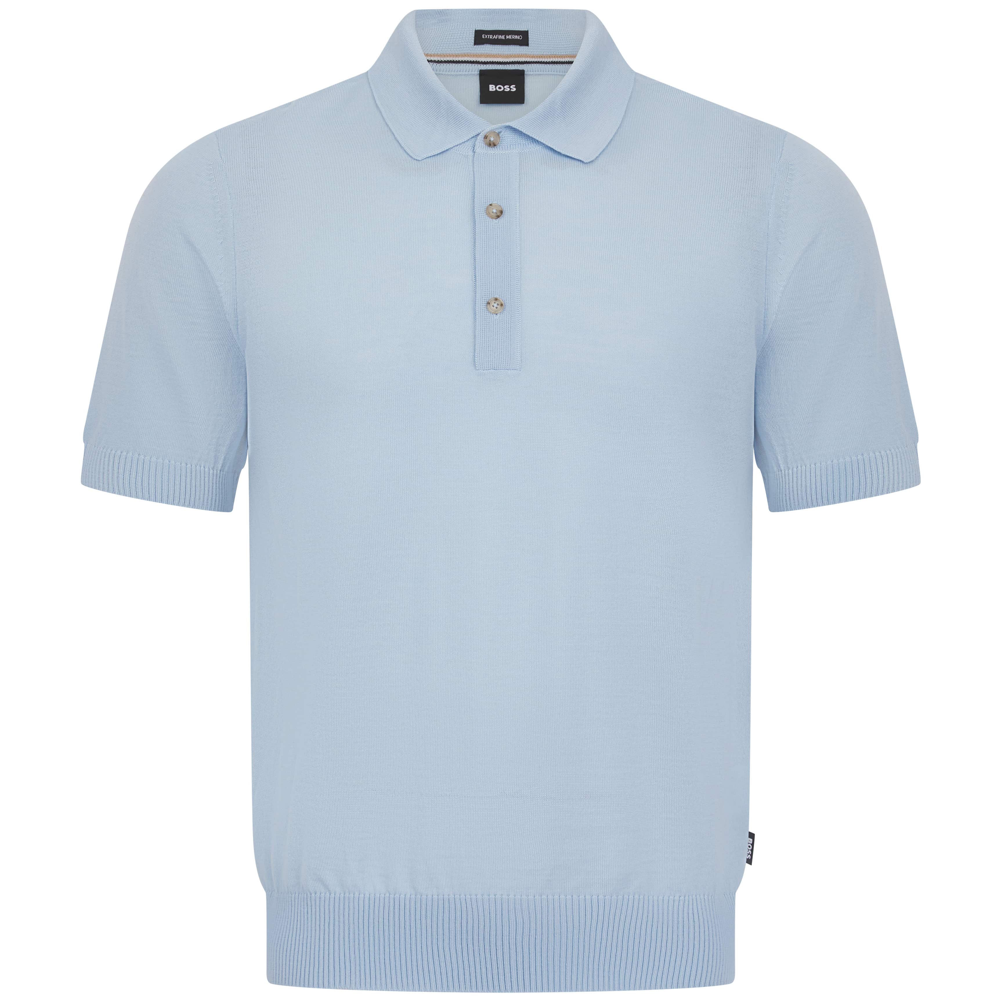 BOSS H-NOLANO VIRGIN WOOL KNIT POLO