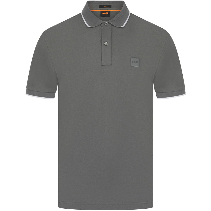 BOSS PASSERTIP STRETCH-COTTON PIQUÉ POLO SHIRT