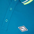 REPLAY CONTRAST COLLAR STRETCH PIQUÉ POLO SHIRT