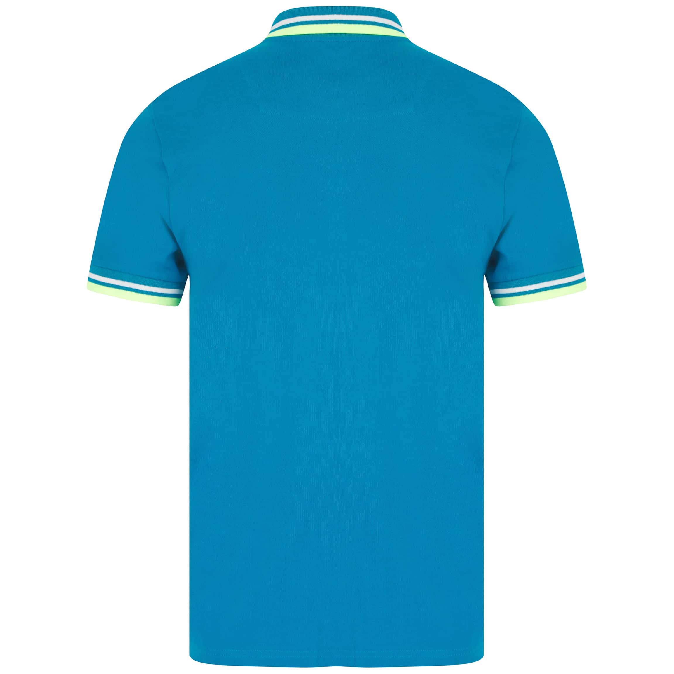 REPLAY CONTRAST COLLAR STRETCH PIQUÉ POLO SHIRT