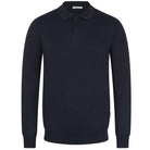 SEINSE LONG SLEEVE KNIT POLO SHIRT
