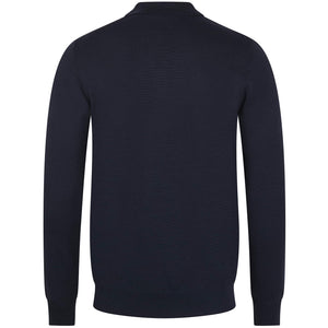 SEINSE LONG SLEEVE KNIT POLO SHIRT