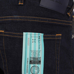 PAUL SMITH CROSSHATCH-STRETCH SLIM TAPERED-FIT JEANS