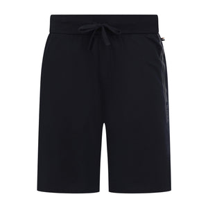 BOSS STRIPE LOGO COTTON-TERRY SHORTS
