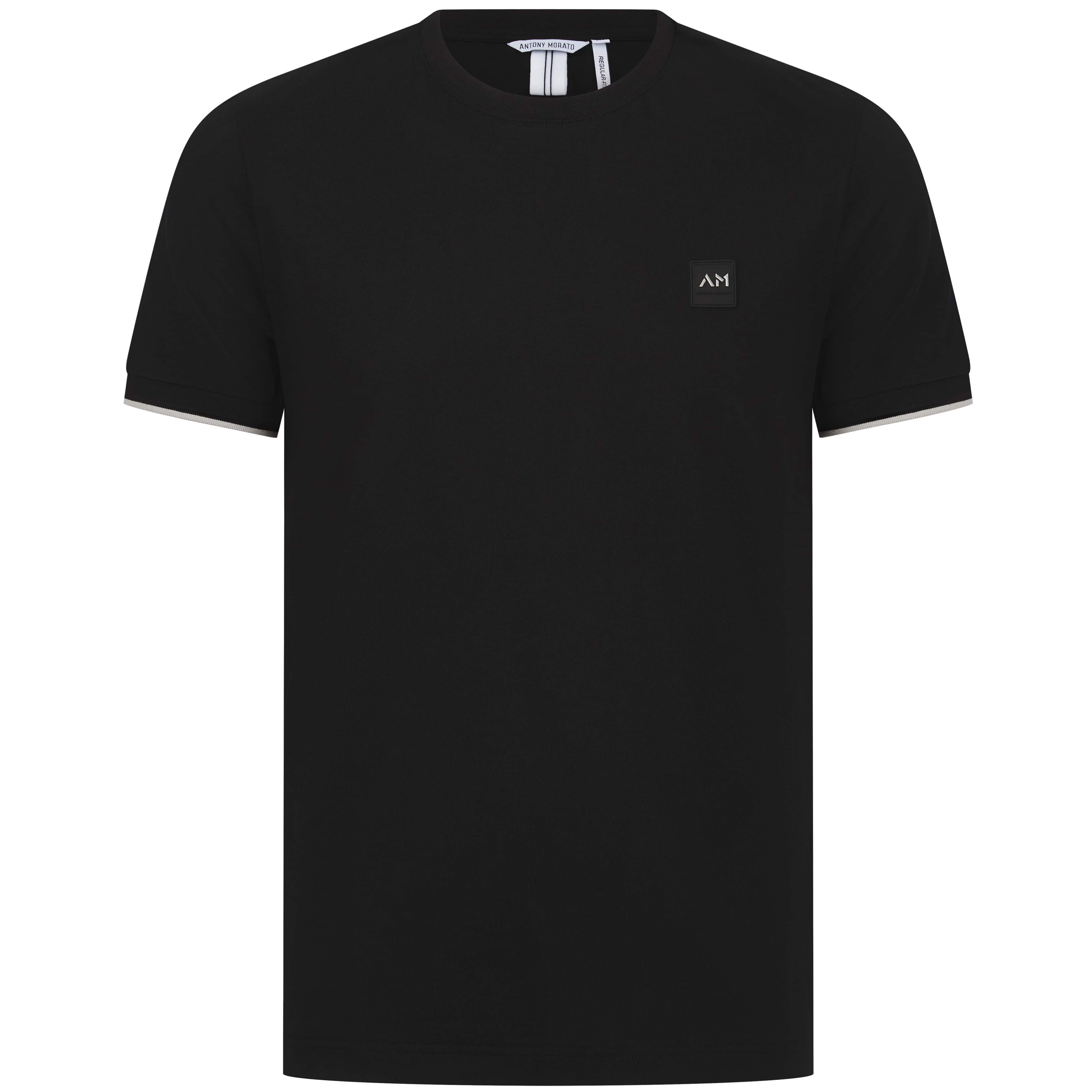 ANTONY MORATO MONOGRAM LOGO COTTON JERSEY T-SHIRT