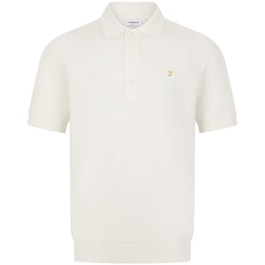 FARAH THORNLEY KNITTED POLO SHIRT