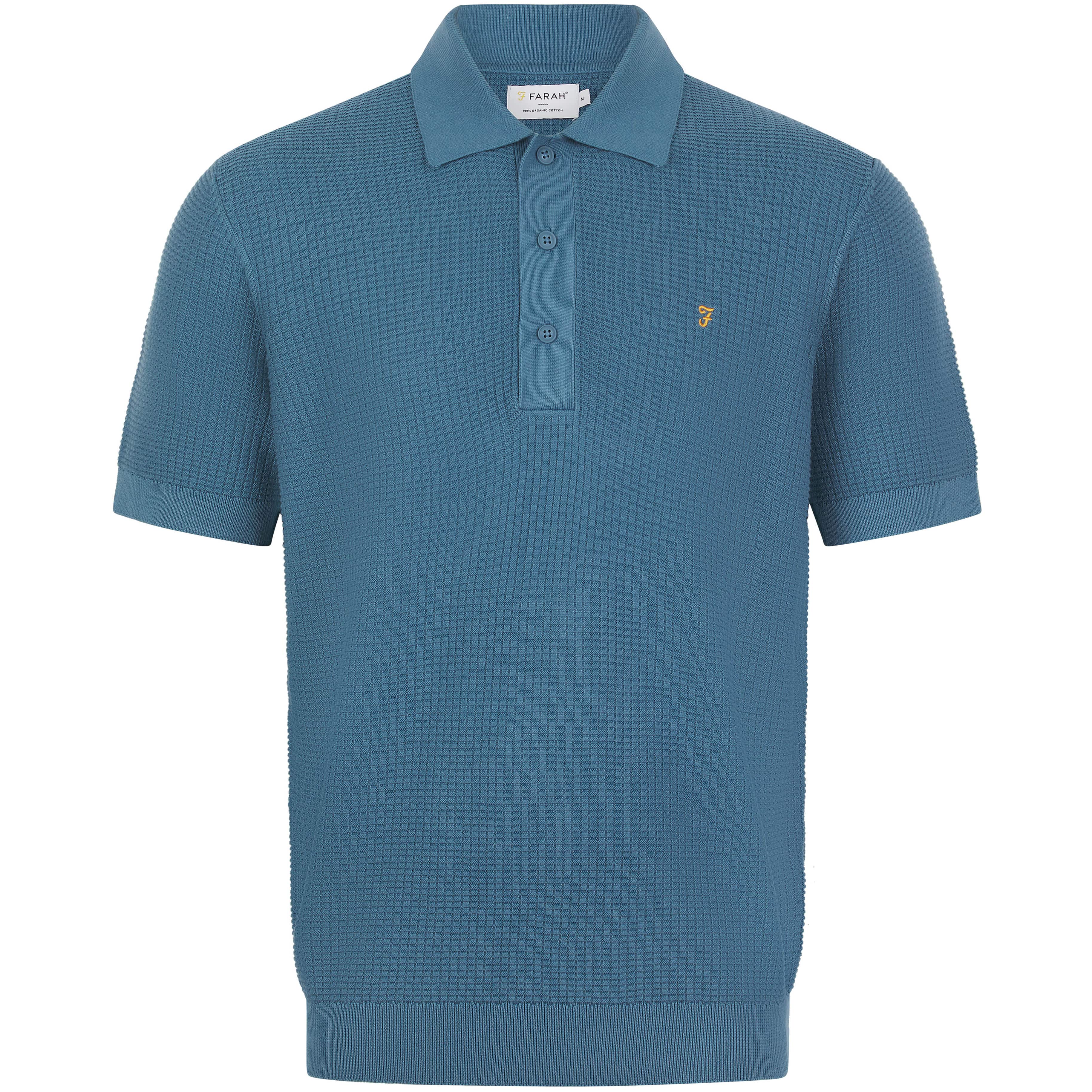 FARAH THORNLEY KNITTED POLO SHIRT