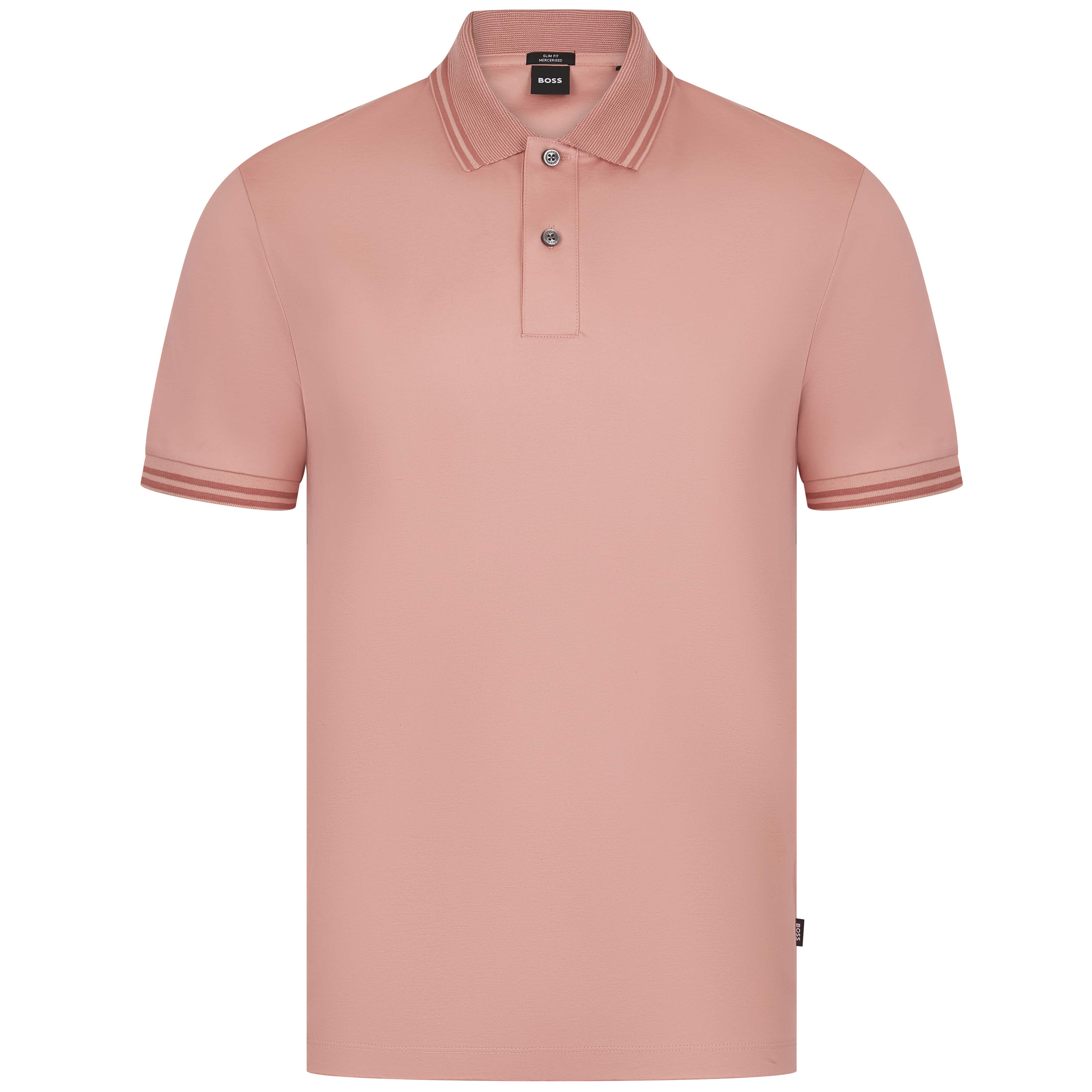 BOSS H-PHILLIPSON 238 MERCERISED-COTTON POLO SHIRT