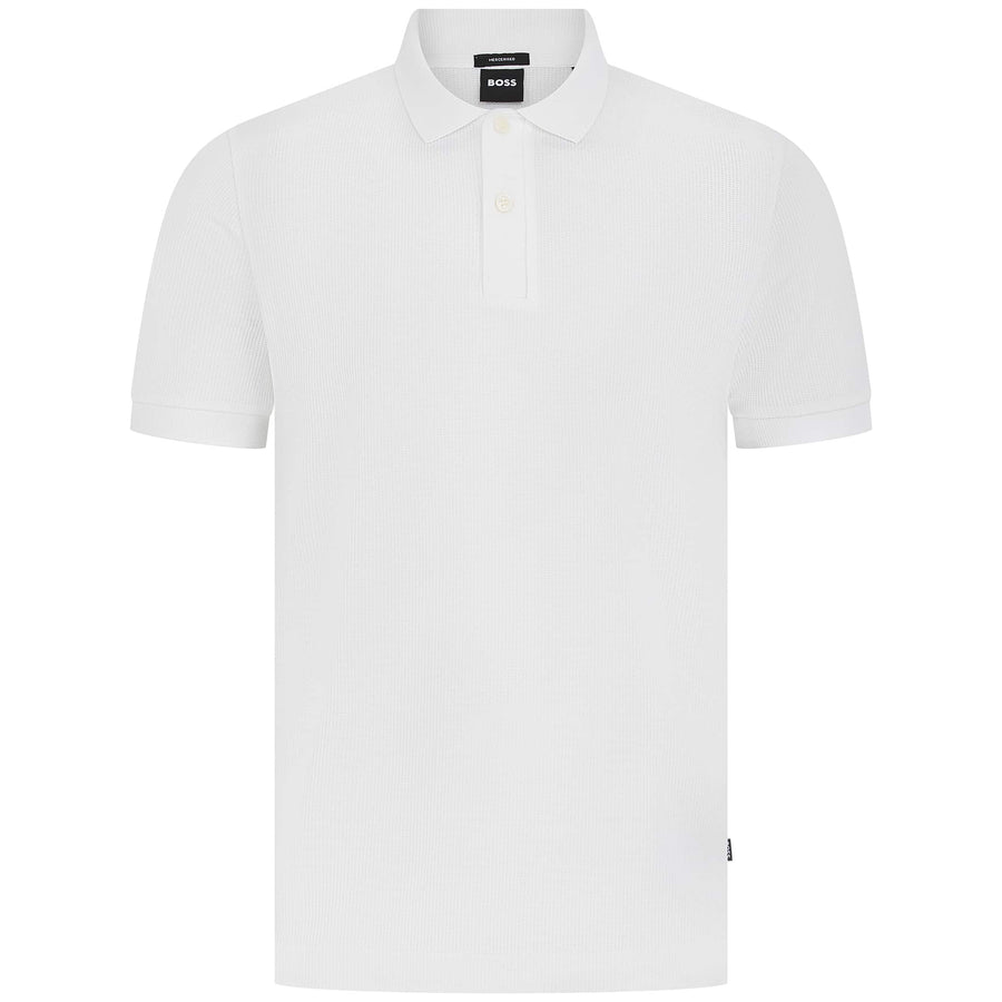 BOSS PARLAY 406 MERCERISED COTTON POLO SHIRT