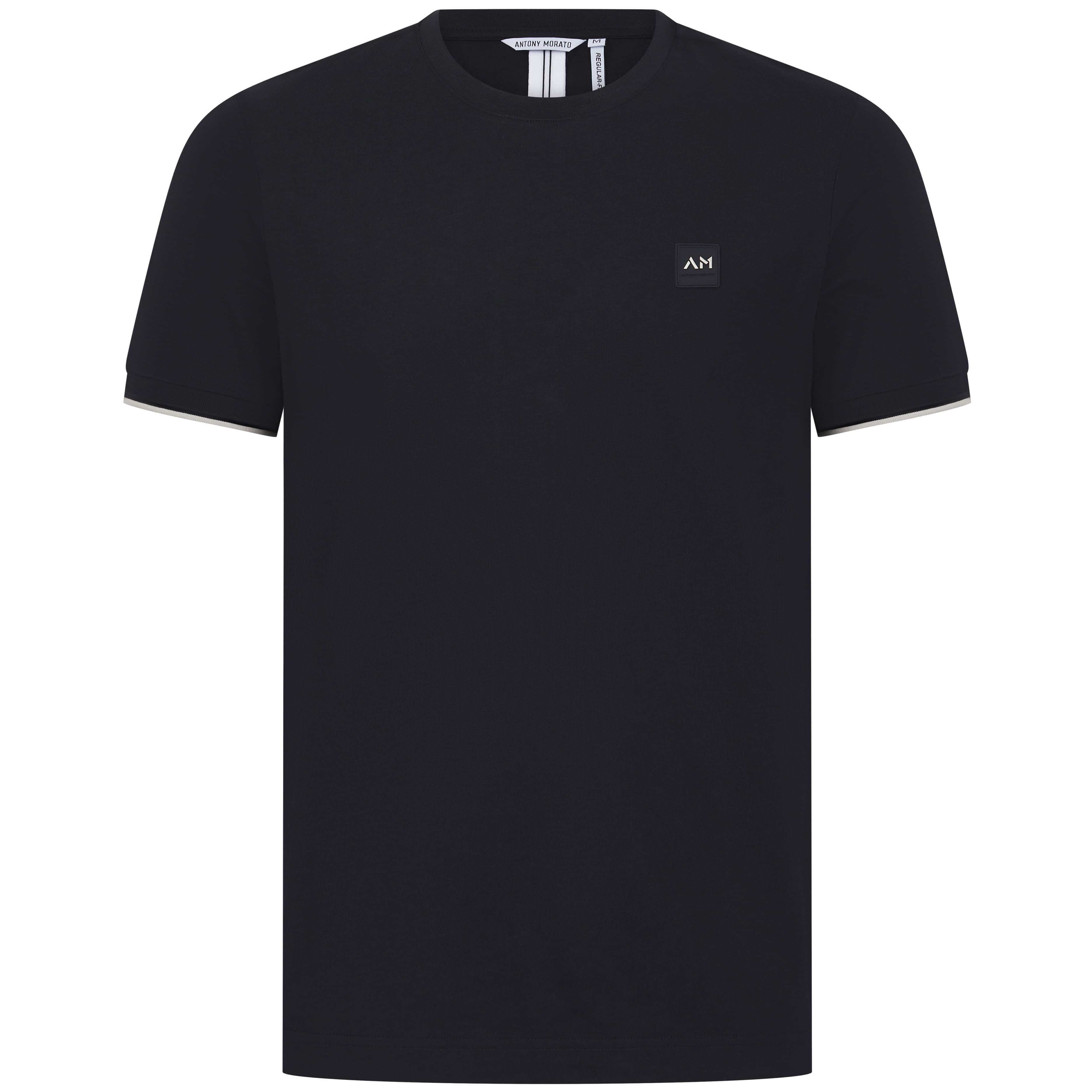 ANTONY MORATO MONOGRAM LOGO COTTON JERSEY T-SHIRT