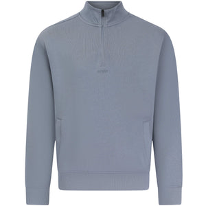 BOSS ZE_SMALLZIP QUARTER ZIP COTTON-TERRY SWEATSHIRT