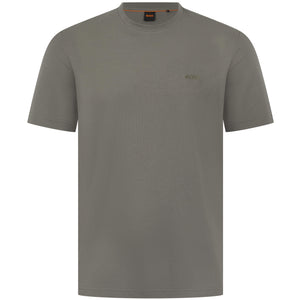 BOSS INTERLOCK-COTTON T-SHIRT