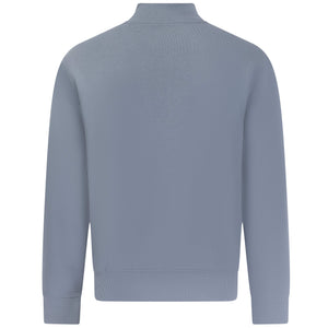BOSS ZE_SMALLZIP QUARTER ZIP COTTON-TERRY SWEATSHIRT