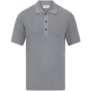 FARAH GERRY RIB KNIT POLO