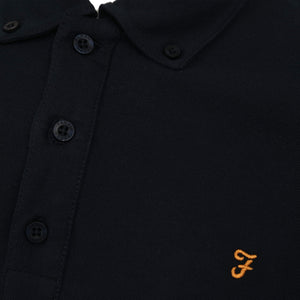 FARAH IRWIN LONG SLEEVE POLO SHIRT
