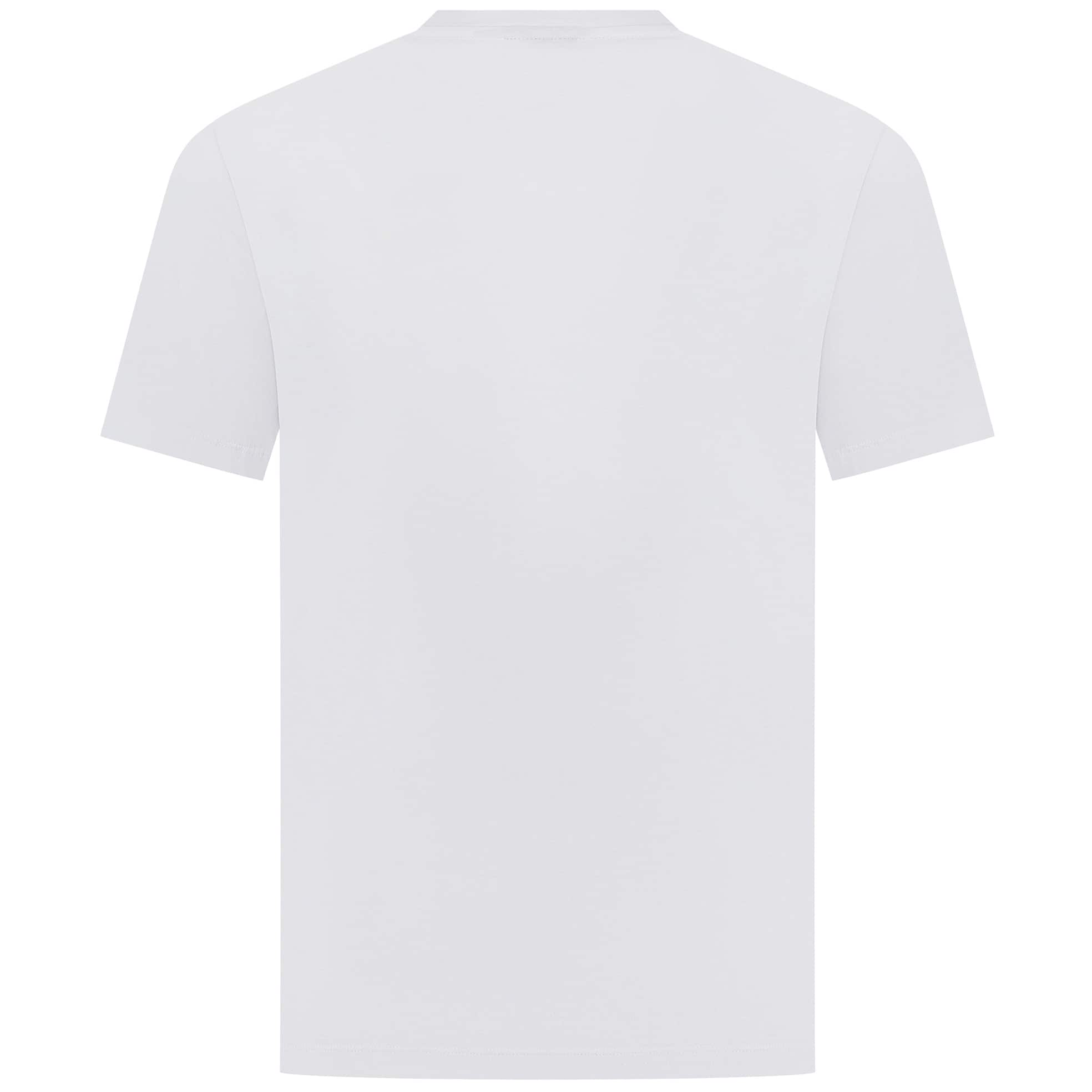 HUGO STACKED LOGO COTTON-JERSEY T-SHIRT