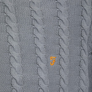 FARAH KNIGHT CABLE KNIT JUMPER