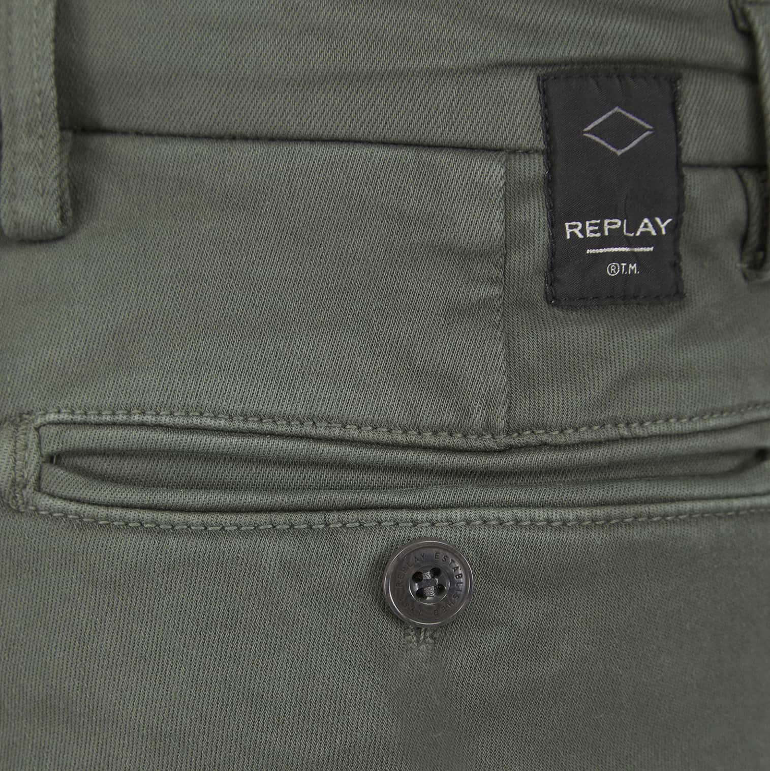 REPLAY HYPERFLEX ZEUMAR X-L.I.T.E SLIM FIT CHINOS