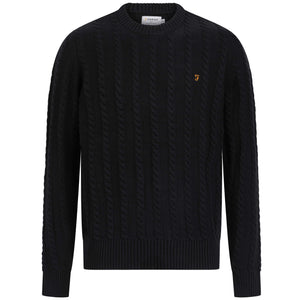 FARAH KNIGHT CABLE KNIT JUMPER
