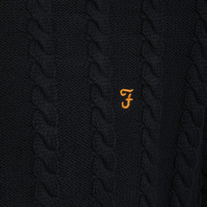 FARAH KNIGHT CABLE KNIT JUMPER