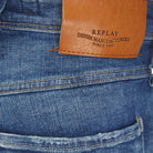 REPLAY AGED ECO BROKEN REPAIR BRONNY SLIM FIT JEANS