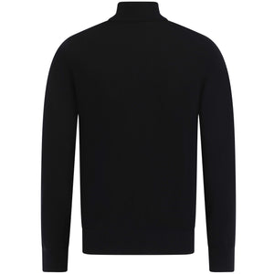 FARAH REDCHURCH MERINO WOOL QUARTER ZIP KNIT JUMPER