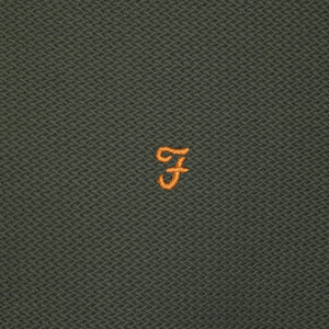 FARAH CONRAD TEXTURED 1/4 ZIP SWEATSHIRT