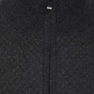 BOSS H-ELTORINO HALF ZIP PULLOVER WOOL AND COTTON BLEND JUMPER