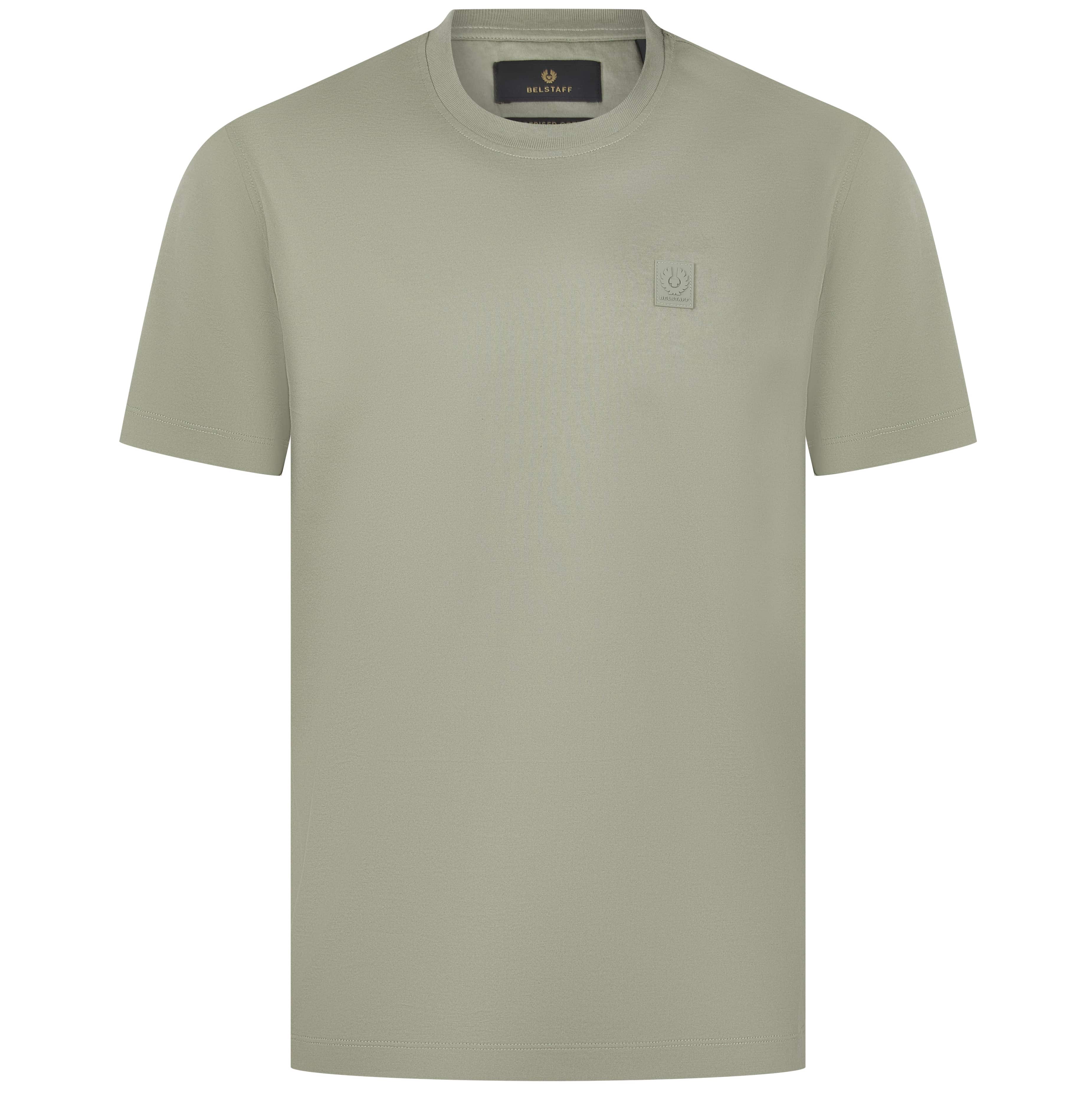 BELSTAFF STEEL MERCERISED COTTON T-SHIRT