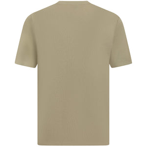 BOSS WAFFLE-STRUCTURE COTTON BLEND T-SHIRT